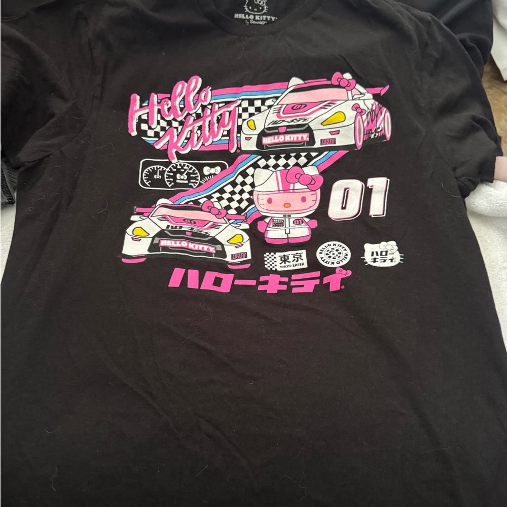 Hello Kitty Black  T-Shirt